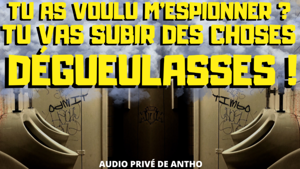 Un macho Hétéro va te faire du sale dans les toilettes publiques.(Audio de 15 min 35)