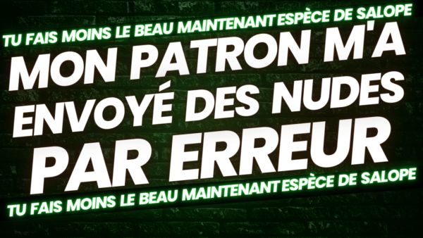 Dis-moi qui est le nouveau patron ?  sinon je t'encule ! (audio de 15 min 04)