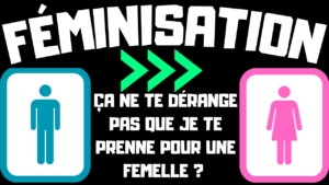 À défaut d'avoir trouvé une chatte, j'ai trouvé ton trou. [Féminisation] (audio de 10 min 11)