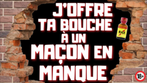 TU VAS POMPER UN MAÇON ODORANT SOUS LES ORDRES DE TON MAITRE. (audio de 22 min 14)