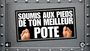 Tu vas te faire marcher dessus et branler avec les pieds de ton pote. (audio de 16 min16)