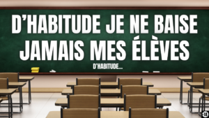 Tu vas cramer ton prof sur Grindr et tu vas essayer de te le faire (audio de 13min27)