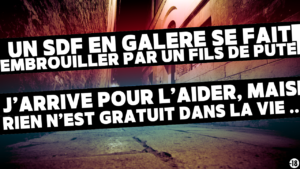 Un sdf en difficulté va recevoir de l'aide mais pas de façon désintéressée… Tu vas devoir sucer mon gars (16 min32)