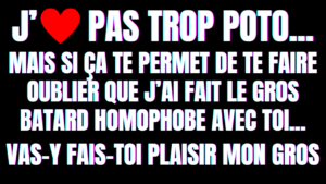 Tu vas profiter des remords de ton pote pour te le taper (17min)