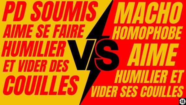 Un macho va te baiser comme un sous-homme
