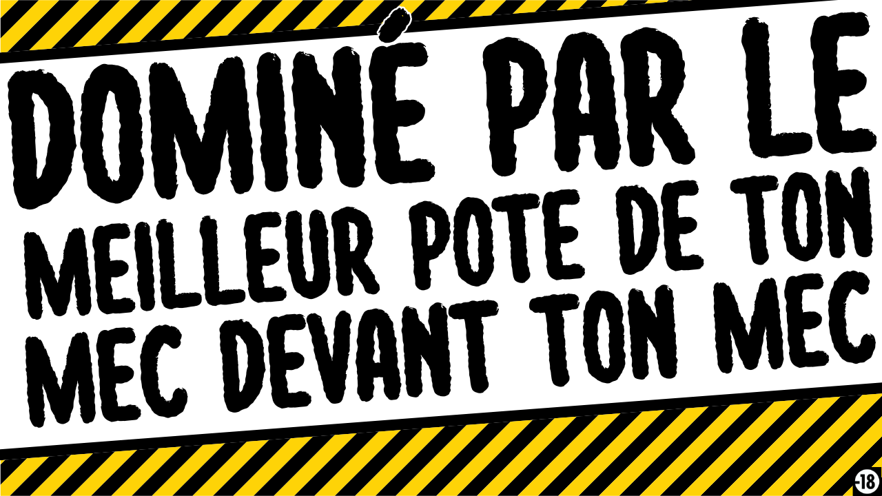 Je vais baiser ton mec en toute amitié poto