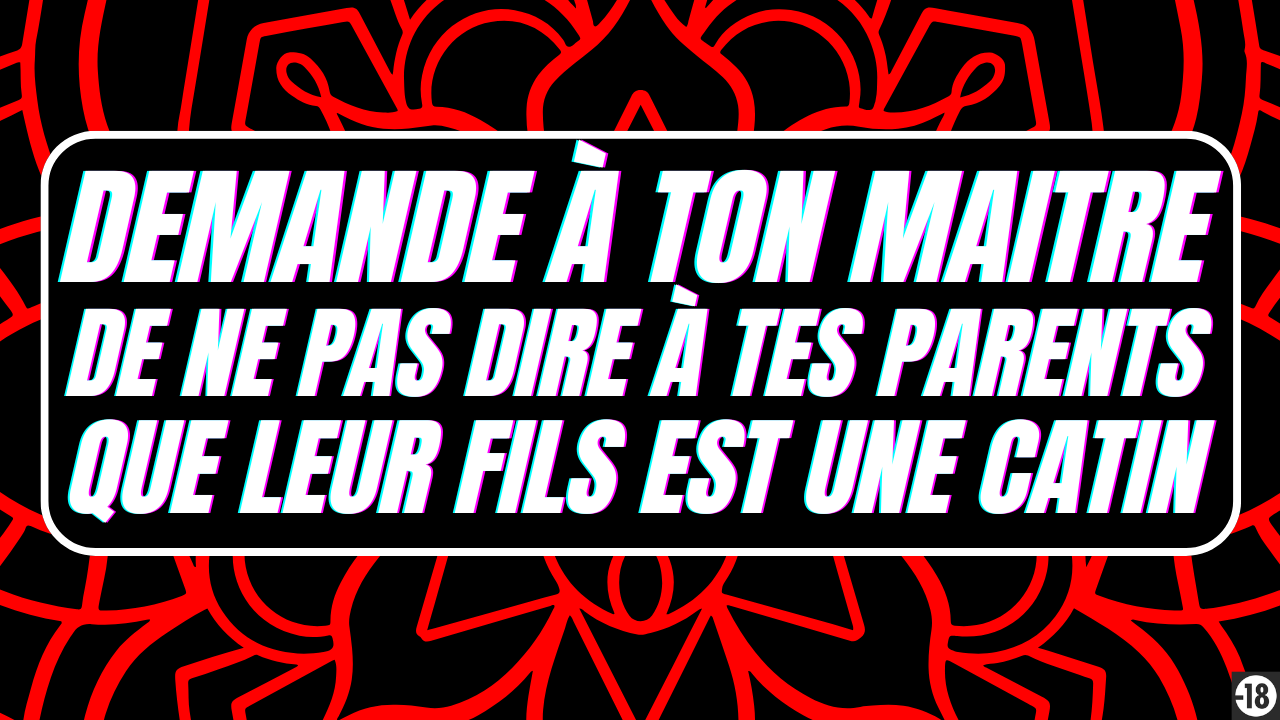 N’oublie jamais que ton mec est un alpha dominant.