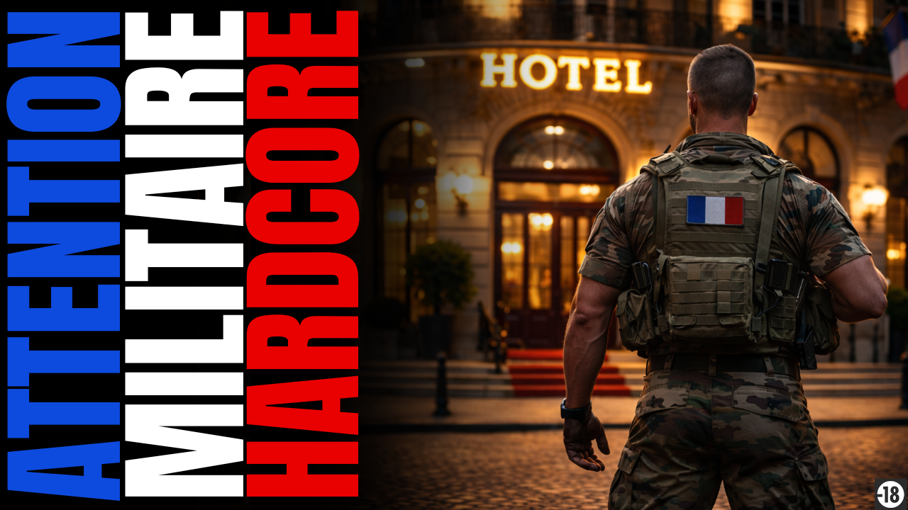 Tu n’aurais pas dû faire croire à ce militaire que tu pouvais encaisser… maintenant il va falloir assumer !