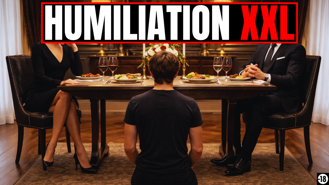 Esclave d’un couple… Tu vas te faire baiser sur la table à manger comme un porc (premier degré)