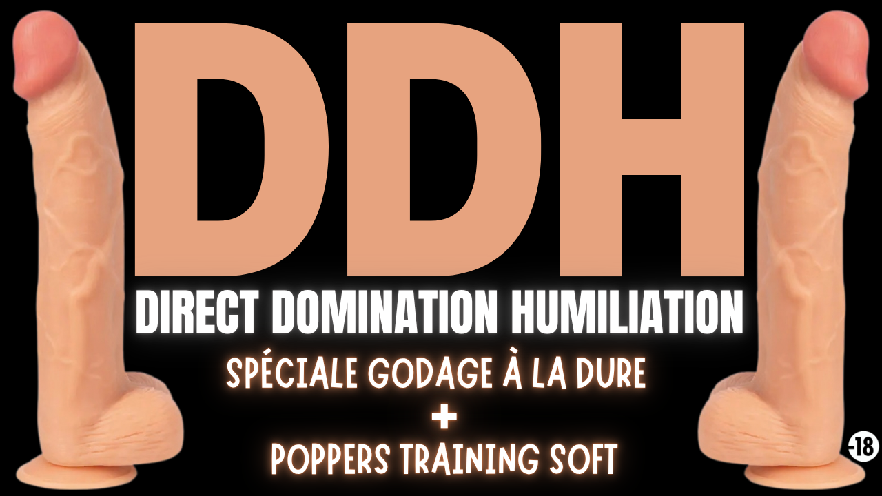 Gode-toi fort sous mes ordres et deviens la lope que tu rêves d’être (poppers training soft)